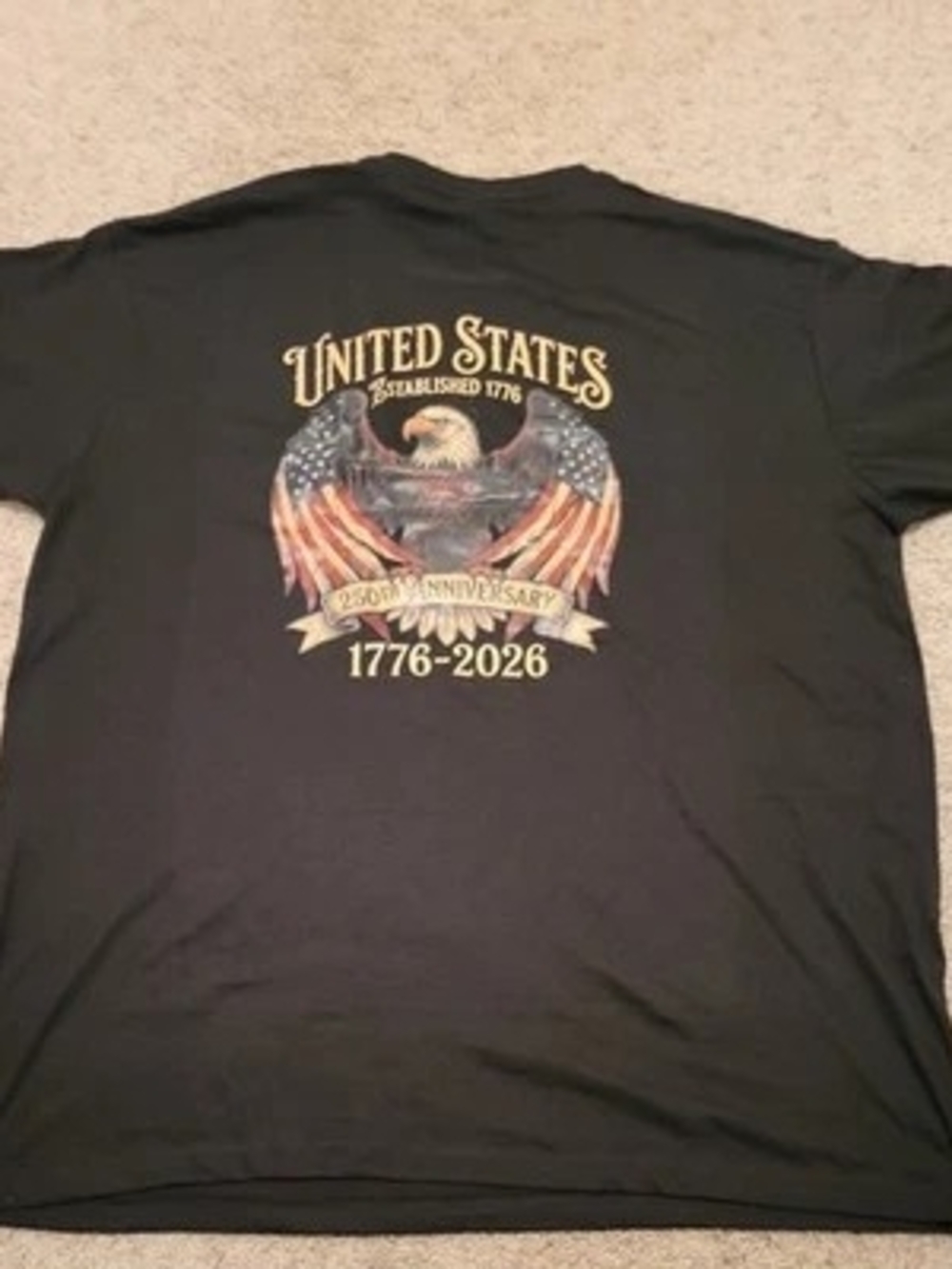 T Shirt 250th USA 1776-2026 United States Flag navy air force American Eagle 4th